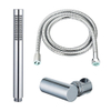 FugaFlow Eccelente Sobrado Badkamer handdoucheset incl staafhanddouche - houder - anti-twist slang Chroom SW1124036