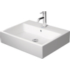 Duravit Vero Air opbouwwastafel geslepen en rugzijde geglazuurd zonder kraangat met overloop 60x47cm met WonderGliss wit SW157045