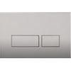 Royal plaza Inala bedieningsplaat rechthoekige drukknoppen zilver SW203397