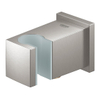 GROHE Euphoria Cube wandaansluitbocht met wandhouder supersteel SW439086