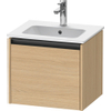 Duravit Ketho.2 wastafelonderkast 51x42x44cm geschikt voor 1 waskom Spaanplaat Natuur eiken Mat SW772773