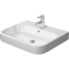 Duravit HappyD 2 meubelwastafel geslepen met overloop met 1 kraangat 65x50.5cm met wondergliss wit SW54326