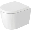 Duravit Me by Starck Wandcloset - 37x48cm - verkort - spoelrandloos - diepspoel - wondergliss - zijdemat wit SW358223