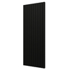 Plieger Cavallino Retto designradiator verticaal dubbel middenaansluiting 2000x754mm 2146W mat zwart SW224484