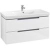 Villeroy & boch Subway 2.0 wastafelonderkast 98.7x52x44.9cm Wit glans 1024272