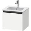 Duravit Ketho.2 wastafelonderkast 51x42x44cm geschikt voor 1 waskom Spaanplaat wit Mat SW772896
