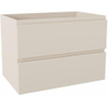 Mondiaz HAY wastafelonderkast - 70x45x50cm - 2 lades - uitsparing midden - softclose - Linen SW1197977