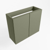 Mondiaz FOWY fonteinonderkast - 60x22x50cm - 2 deuren - push to open - softclose - Army SW1016785