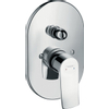 Hansgrohe Metris 1-gr afdekset badmengkraan chroom SW528972