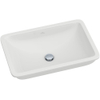 Villeroy en Boch Loop en Friends onderbouwwastafel 61.5x39cm met overloop zonder kraangat ceramic+ wit 0100062