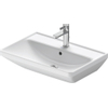 Duravit D-Neo wastafel met wondergliss 65x44x17cm 1 kraangat rechthoek Keramiek Wit SW640532