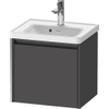 Duravit Ketho 2 wastafelonderbouwkast met 1 lade 48.4x37.5x44cm met greep antraciet grafiet mat SW771833