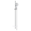GROHE Rainshower SmartActive 130 Glijstangset - 90 cm - ronde handdouche - 3 straalsoorten - gladde handdouche - met zeepschaal - chroom SW448245