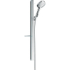Hansgrohe Raindance Select S Unica Doucheset - glijstang - raindance select S 120 3jet handdouche - zeepschaal - 90cm - doucheslang 160cm - chroom SW157203