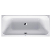 Duravit HappyD 2 kunststof inbouwbad acryl rechthoekig met 2 rugsteunen 180x80x46cm wit SW54606