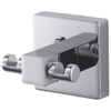 Haceka Mezzo Handdoekhaak - vierkant - dubbel - chroom SW653977