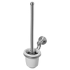 Haceka Allure Toiletborstelhouder - wandmodel - open - keramiek - geborsteld RVS SW654083