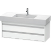 Duravit Ketho Wastafelonderkast 120x45.5x48cm Standaard greep met softclose spaanplaat wit Mat 0280218