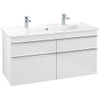 Villeroy & Boch Venticello wastafelonderkast 115.3x59cm 4x lade glossy wit GA42623
