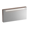 BRAUER Promise Deluxe spiegelkast - 140x70x15cm - met directe verlichting 3 dubbelzijdige spiegeldeuren - Erosion SW720910