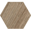 Douglas Jones Textures Vloer- en wandtegel hexagon 24x28cm 10mm R10 porcellanato Tortora SW497271