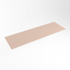 Mondiaz TOP 41 Topblad - 130x41x0.9cm - geschikt voor afdekplaat - Solid surface - Rosee SW1018376
