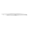 Crosswater Glide II Wastafelblad - 81x45.5x2.5cm - carrara - marmer effect SW876218