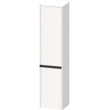 Duravit Ketho.2 Hoge kast 40x36x176cm 2 Rechtsdraaiende deuren Spaanplaat wit supermat SW772455