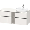 Duravit D-Neo wastafelonderkast 140x66.4x55cm 4 lades wit Mat SW641281