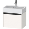 Duravit Ketho 2 wastafelonderbouwkast met 1 lade 58.4x39x44cm met greep antraciet wit supermat SW772733
