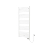 Plieger Elba Electrical elektrische designradiator - 1462X500mm - met thermostaat - 700w - wit SW1221754