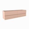 Mondiaz HAY wastafelonderkast - 180x45x50cm - 4 lades - uitsparing rechts - softclose - Rosee SW1016169