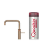 Quooker Fusion Square kokendwaterkraan - draaibare uitloop - PRO3 reservoir - Warm / kokend water - Messing Patina (Goud) SW769508