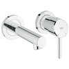 GROHE Concetto afbouwdeel v inbouw wandkraan met uitloop chroom 0442177