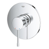 Grohe Essence New Inbouwthermostaat - 1 knop - zonder omstel - chroom SW236929