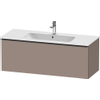 Duravit D-Neo wastafelonderkast 121x44x46.2cm 1 lade Basalt Mat SW640724