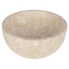 Differnz Boomer Waskom - 21x12cm - rond - Marmer - Beige SW1405342