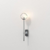 Astro Tacoma Single Grande Wandlamp - incl. helder geribbeld glas - G9 - chroom SW901567