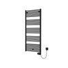 Plieger Elba Electrical elektrische designradiator - 1462X500mm - met thermostaat - 700w - mat zwart SW1221757