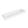 Mondiaz AVON Vrijhangende wastafel - 150cm - wasbak midden - rand 12cm - Solid surface Talc SW424261