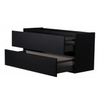 Wiesbaden Marmaris onderkast met 2 laden 2 uitsparingen 120 x 45 cm mat zwart SW545286