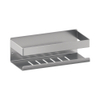 Brauer doucherek - 23x8cm - RVS geborsteld SW1102520