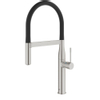 GROHE essence new Keukenkraan - hoog - uittrekbare uitloop - 2 straalsoorten - met profesionele handdouche - supersteel geborsteld SW86842