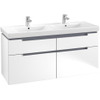 Villeroy & Boch Subway 2.0 wastafelonderkast 128.7x59cm 4 lades Wit mat SW479834