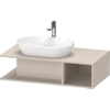 Duravit D-Neo wastafelonderkast 100x26x55cm Taupe Mat SW641261