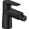 Hansgrohe Talis e 1-gr bidetmengkraan met wastegarnituur mat zwart SW528990
