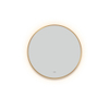 FugaFlow Eccelente Arredo Badkamerspiegel - rond - diameter 100cm - indirecte LED verlichting - spiegelverwarming - infrarood schakelaar - mat goud SW1123423