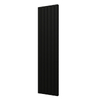 Plieger Cavallino Retto designradiator verticaal dubbel middenaansluiting 1800x450mm 1162W mat zwart SW224478