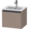 Duravit Ketho.2 wastafelonderkast 51x42x44cm geschikt voor 1 waskom Spaanplaat Linnen Mat SW771950