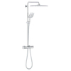 GROHE Rainshower SmartActive Regendoucheset Opbouw -hoofddouche 31cm - handdouche vierkant - thermostatisch - SmartActive - chroom SW472373